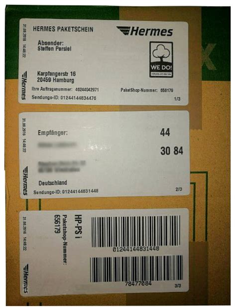 paket schicken hermes|Hermes paketschein.